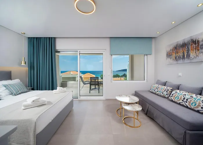 아파트 Finikas Luxury Thassos Golden 크리시 아모우디아